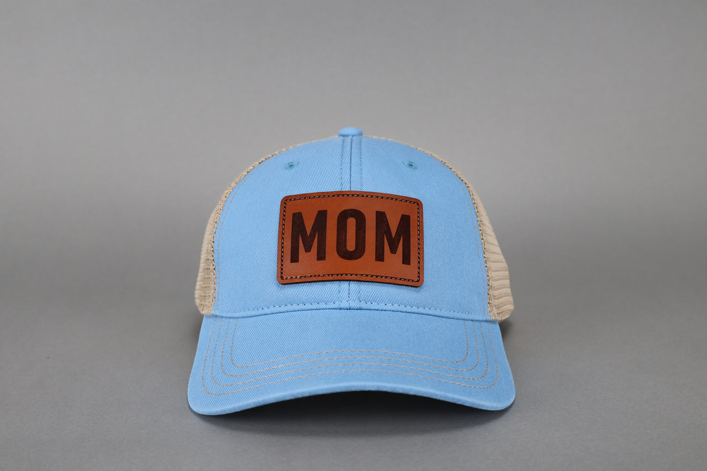 Richardson 111 Leather Patch - "MOM"