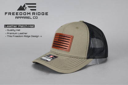 Richardson 112 - Leather Patch "Bullet Flag"