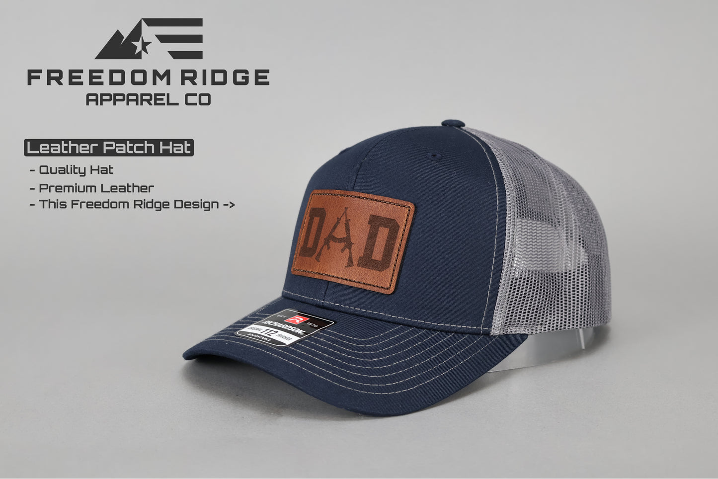 Richardson 112 - Leather Patch "Dad Rifles (A)"