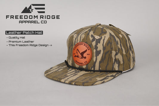 Lost Hat Goat Rope "Bottom Land" - Leather Patch "Freedom Ridge Apparel Duck"