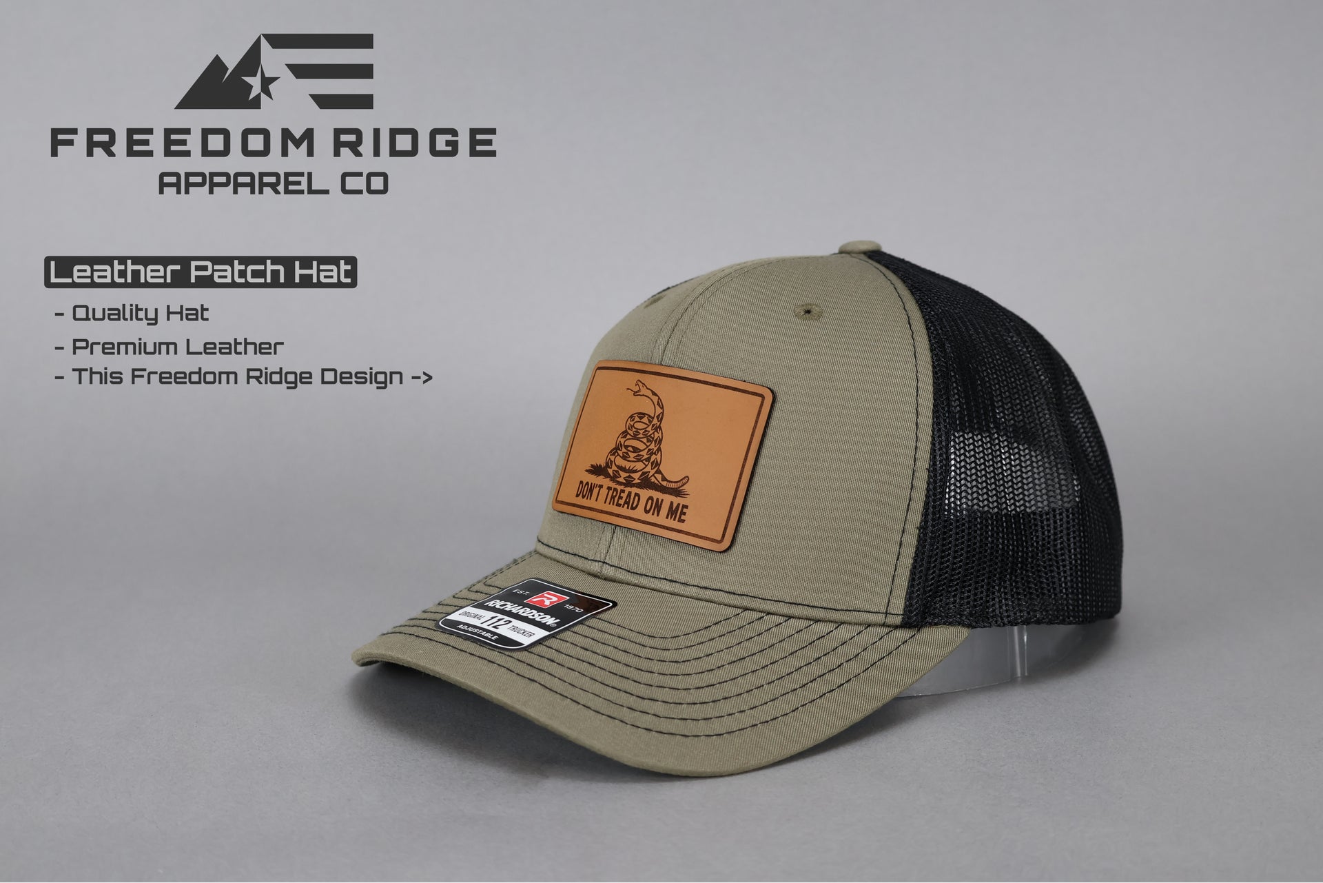 Richardson 112 Leather Patch 