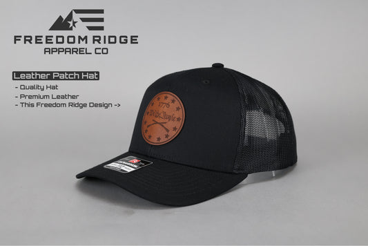 Richardson 112 - Leather Patch "1776 We The People Stars"
